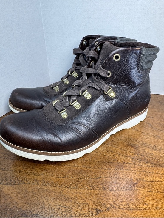 Timberland Shoes - Timberland Womens Earthkeepers Mosley Brown Oiled Leather Lace-up Boots, sz 9.5